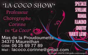carte visite corinne
